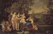 Albani Francesco The Toilett of Venus painting